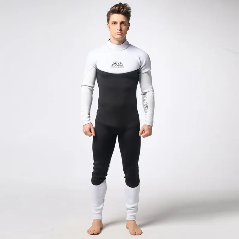 Wetsuit 3MM Neoprene Scuba Diving Suit Surf Suit Snorkeling suit Black