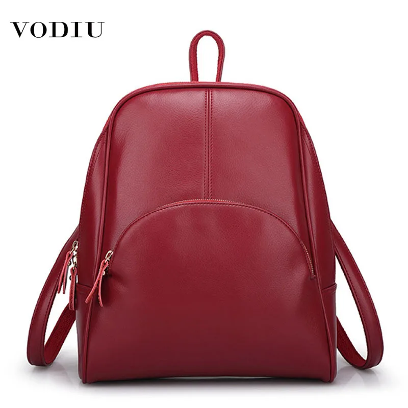 

Women's Backpack Large Capacity Vogue Upscale Leather Fabric Trend Leisure Wild Colors Travel Zipper Shoulder Set Bag For Female