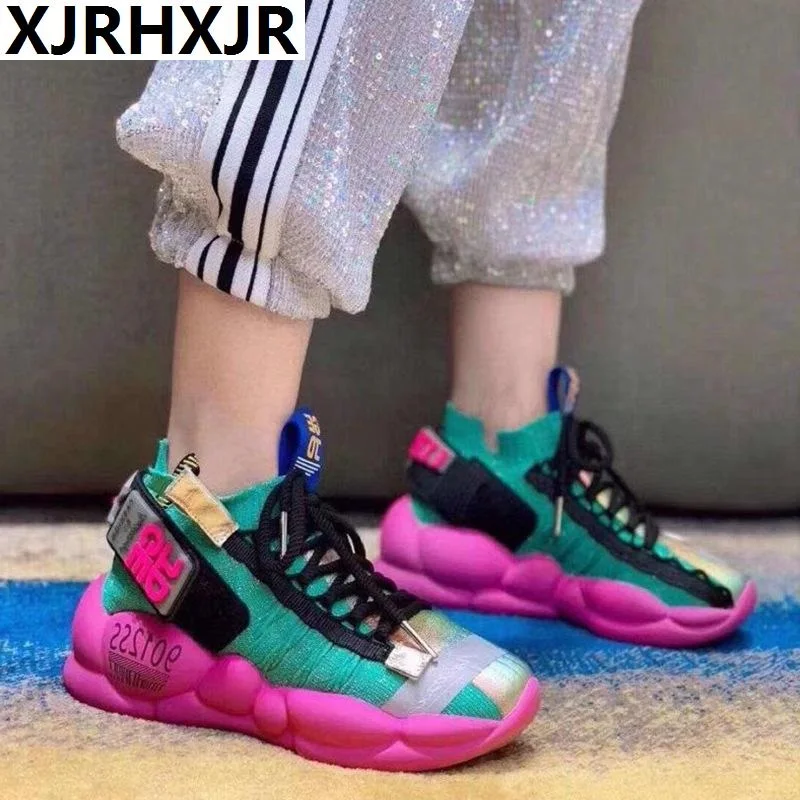 top quality women's sneakers fashion platform shoes women shoes brand shoes pointed toe flats Casual women's running shoes