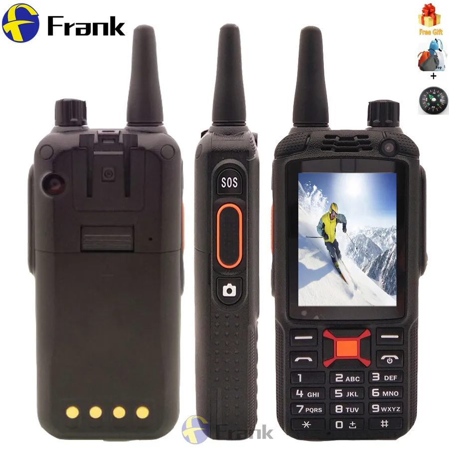 Оригинальный 3G WCDMA IP68 F22 водонепроницаемый смартфон рация GPS Wifi две SIM карты 5MP Zello