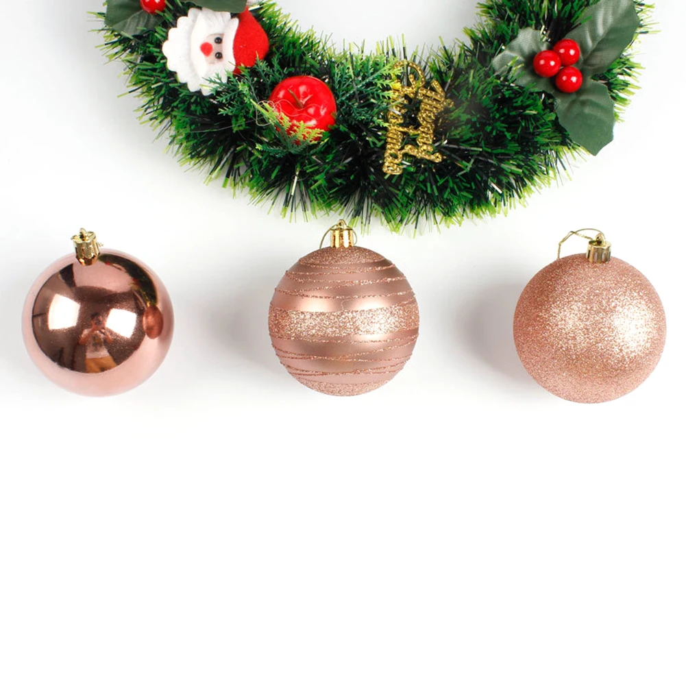 12 шт 6 см Рождественский декоративный шар ПВХ подвеска Рождественская елка украшение