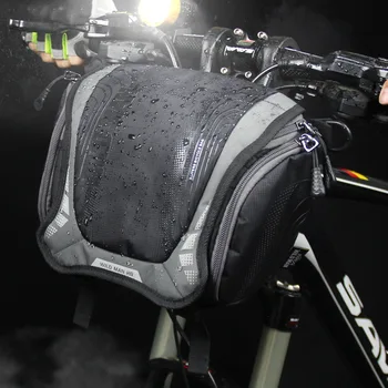

WILD MAN Waterproof Bike Bag Cycling Large Capacity Handlebar Front Tube Camera Bag Bicycle Shoulder Backpack Bike Accessories