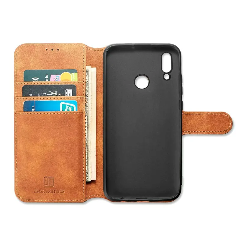 

Luxury Leather Flip Case For Hawei Honor10lite Fundas Etui Protective Wallet Phone silicone Cover accessories shell Coque bags