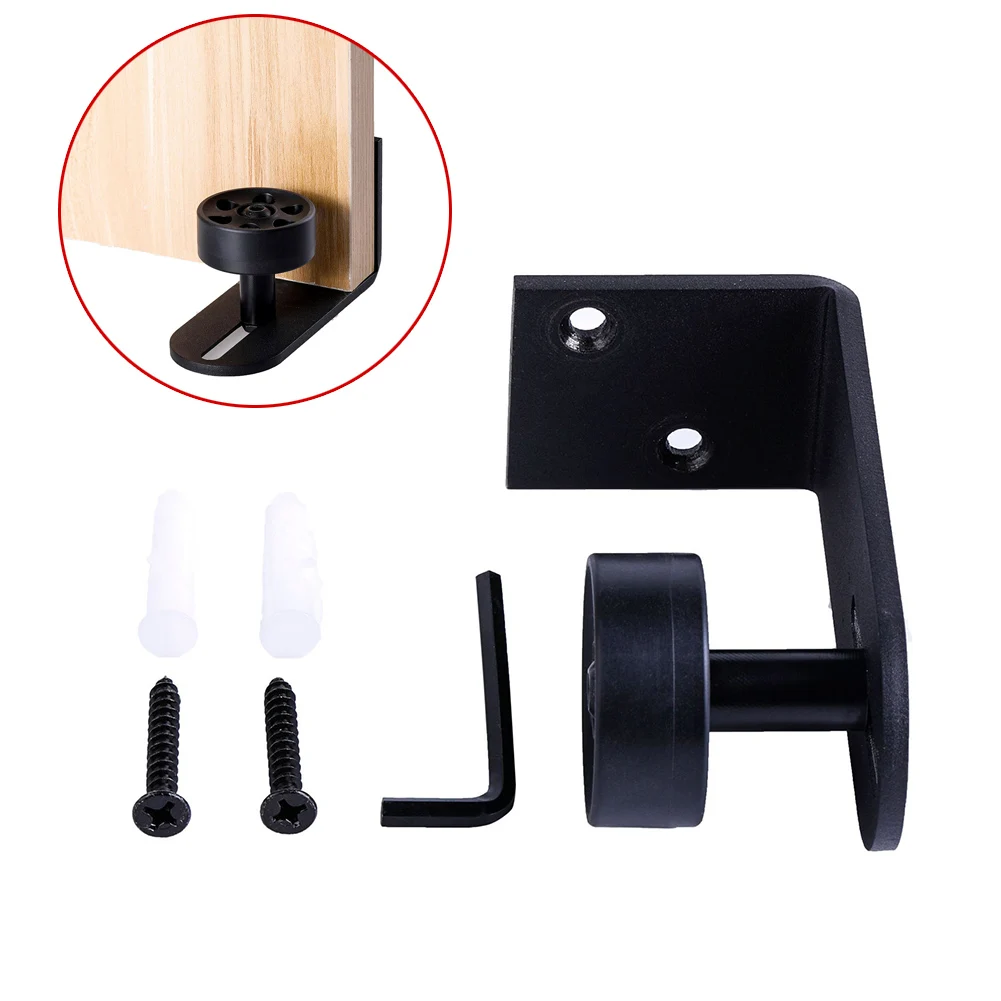 

New Hot Barn Door Floor Guide Hardware Adjustable Stay Roller Barn Door Floor Guide Stop Swaying