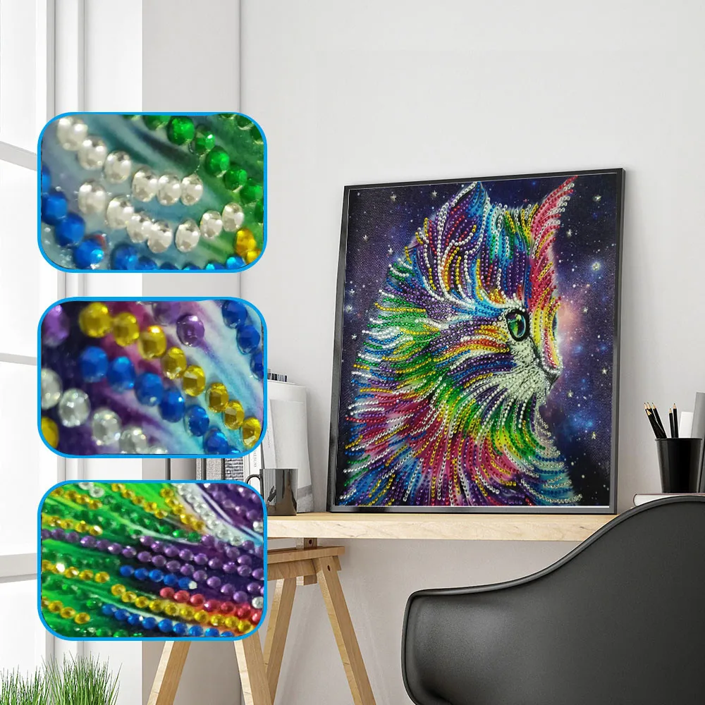 

Special Shaped Diamond Painting DIY 5D Partial Drill Cross Stitch Kits Crystal R Diamond Embroidery Pictures Of Rhinestones 2018