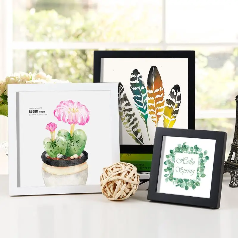 

Wood Photo Frame 5 color Without Pictures on the table For Family bedroom Decoration or Frames For child Room PF0014