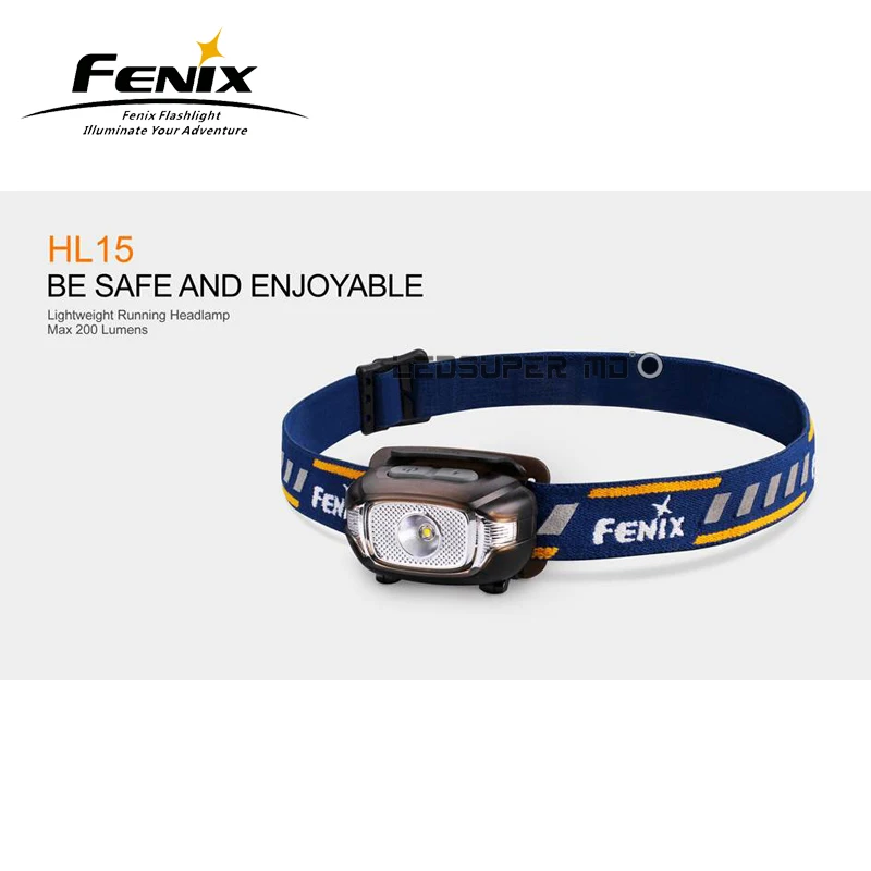 Легкий светодиодный налобный фонарь Fenix HL15 Cree XP-G2 R5 200 люмен с 2 бесплатными батареями AAA