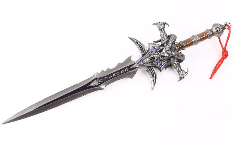 WOW Arthas Menethil sword Frostmourne сплав литье крутое Ремесло быть подарком игрушки для взрослых 30 см