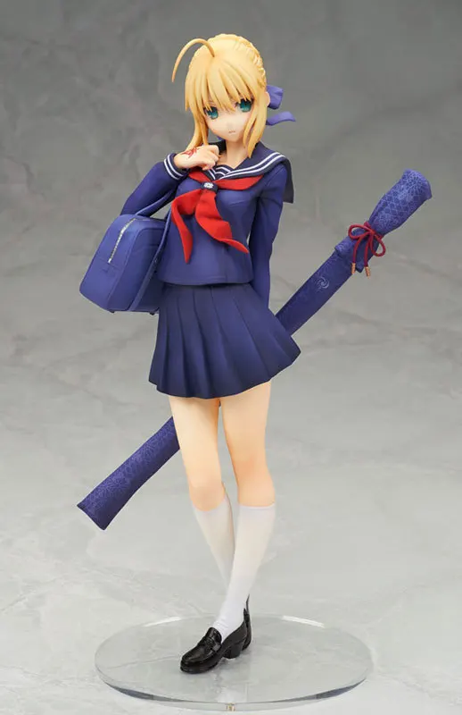 

ALTER Fate Stay Night Anime School Uniform Ver Saber 18cm PVC Action Figure Collectible Model Doll Toy New