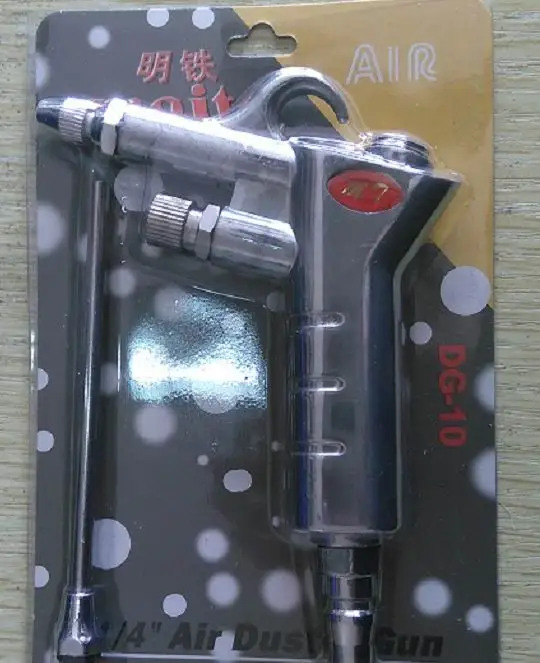 

Free shipping push button switch adjustable blowing dust gunmouth adjustable blow gun