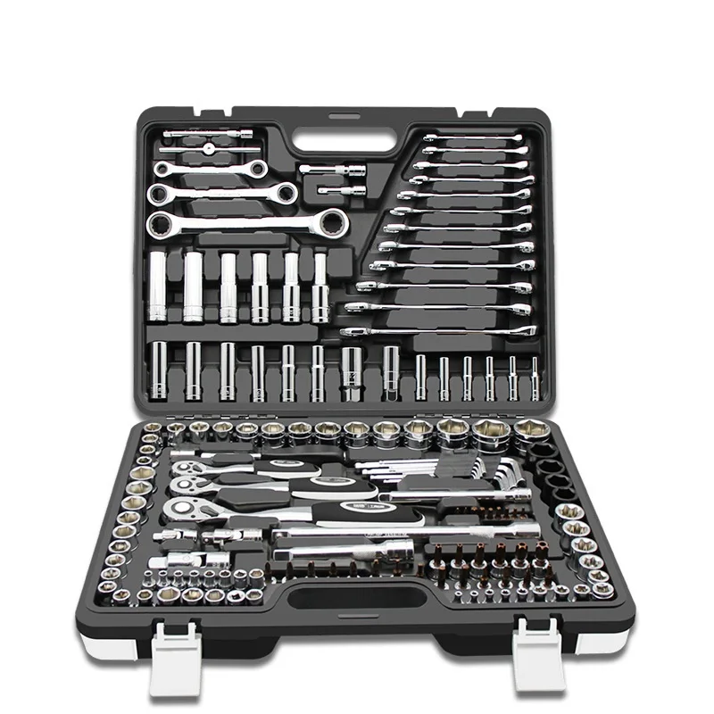 

HS Tools 94 PCS Hand Tool Sets for Car Repair Ratchet Spanner Torque Wrench Socket Set Professional Car Repair Tool Box Kits