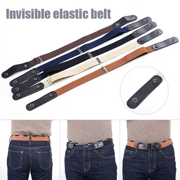 

Men Buckle Free Adjustable Belt Wide Stretch No Buckle Elastic Belt for Pregnant IK88