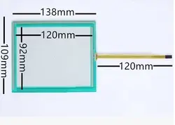 138*109 Новый 5,7 дюймовый резистивный сенсорный экран 6AV6642-0AA11-0AX0 TP177A промышленного управления touch 138 мм * 109 мм