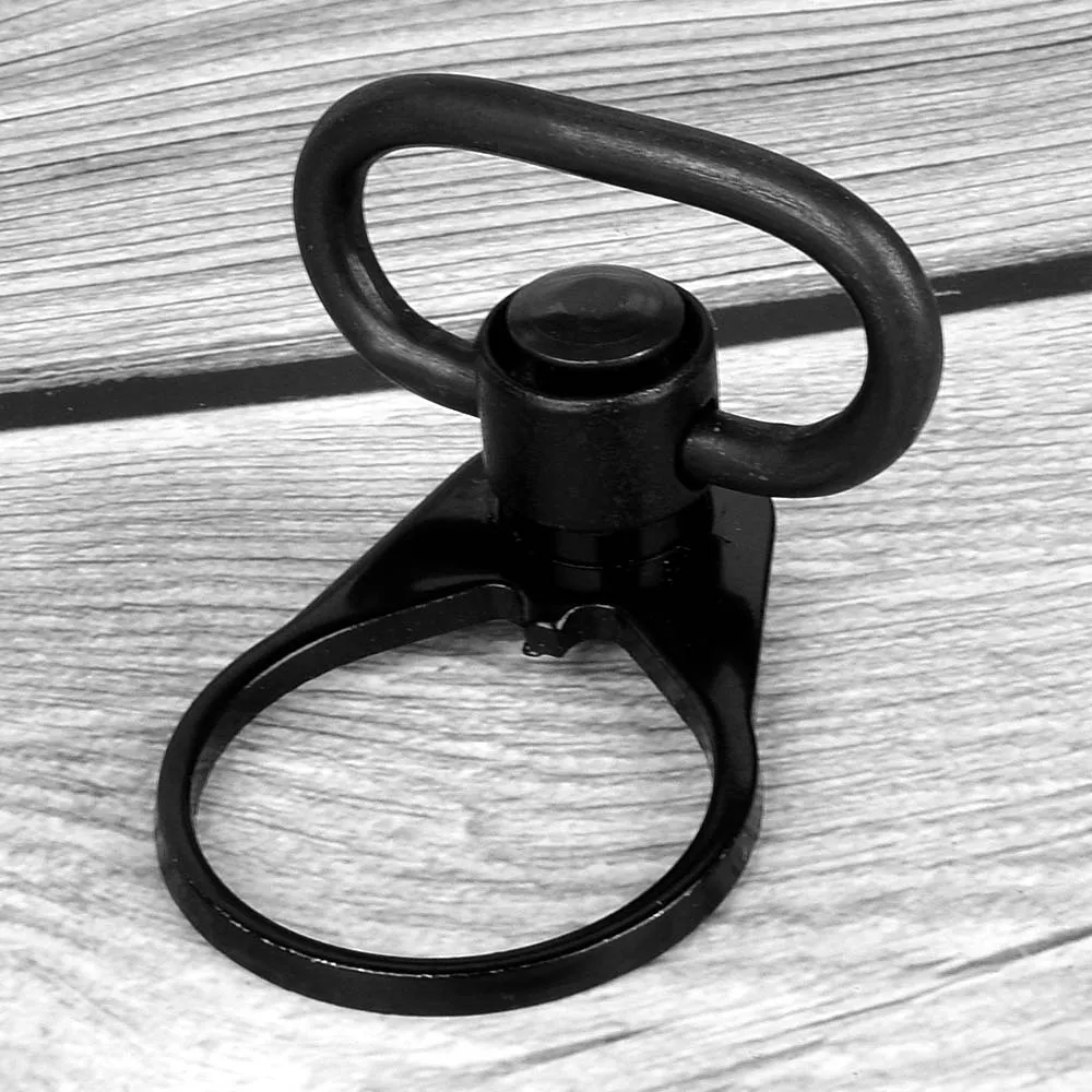 

Tactical Steel Quick Release QD Push Button Sling Swivel End Plate .223 / 5.56 Sling Plate Mount Adapter for Hunting AR15