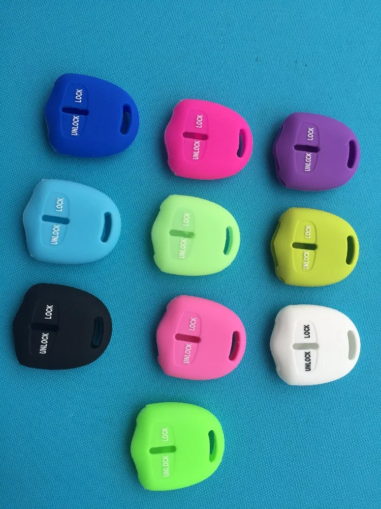

For Mitsubishi Silicone Key Case Cover Lancer EX ASX Outlander Galant Pajero 2 Buttons Remote Car Key Jacket Shell Blank