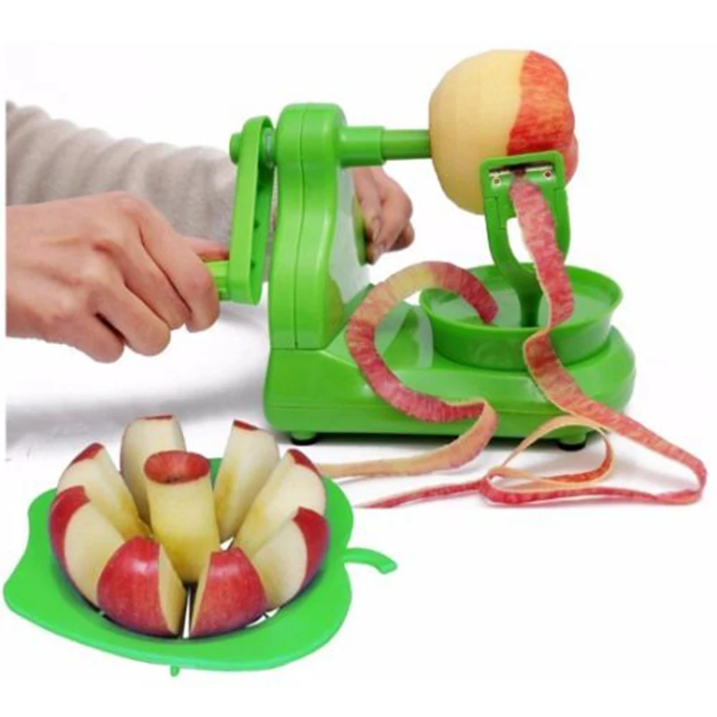 

New Creative Apple Rotating Multifunction Manual Vegetable Fruits Paring Knife Stainless Steel Potato Peelers Kitchen Gadgets