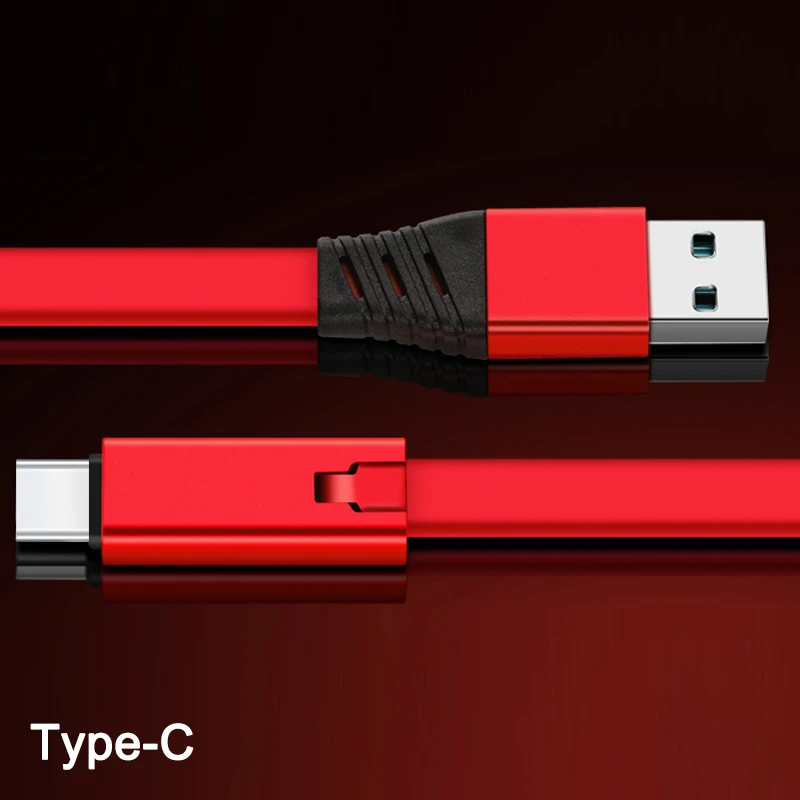 NOHON регенерирующий микро-usb кабель Ремонтопригодный кабель USB type C повторное быстрое зарядное устройство для iPhone кабель XS Max Redmi Note 7 Mi9 кабель - Цвет: Red For Type C