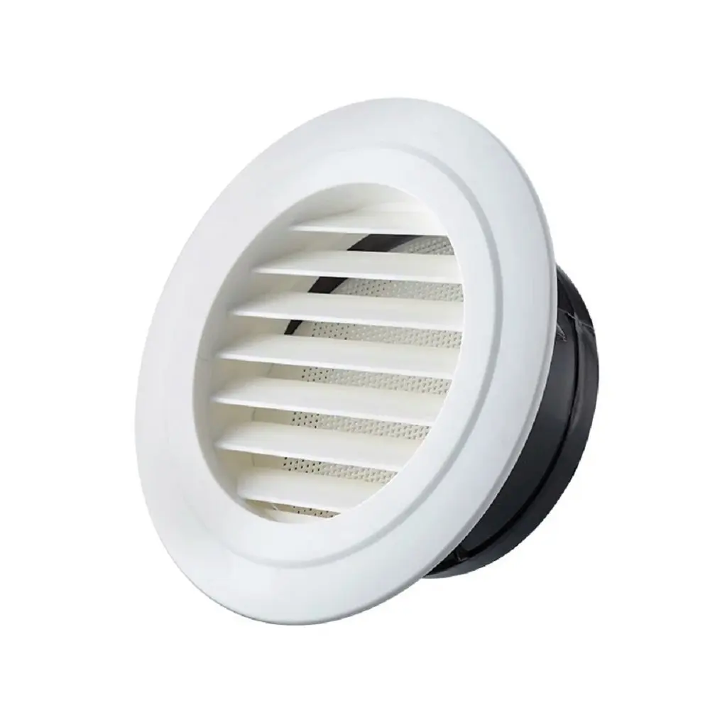 Домашний вентиляционный Гриль Крышка низкий уровень шума круглый настенный потолочный Soffit Vent встроенный москитная сетка для ванной