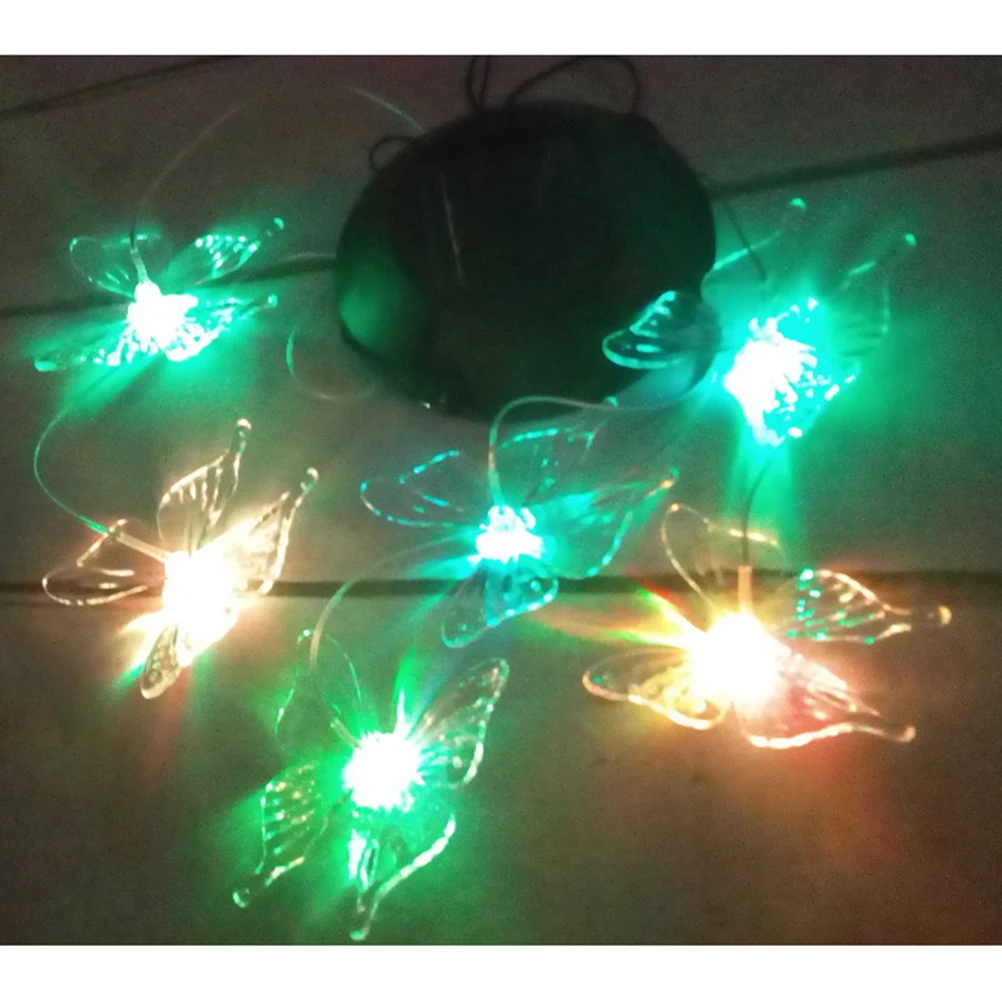 BESTOYARD бабочка колокольчики светодиодный солнечный мобильный колокольчик изменение цвета автоматический датчик освещенности ветер Спиннер лампа для сада