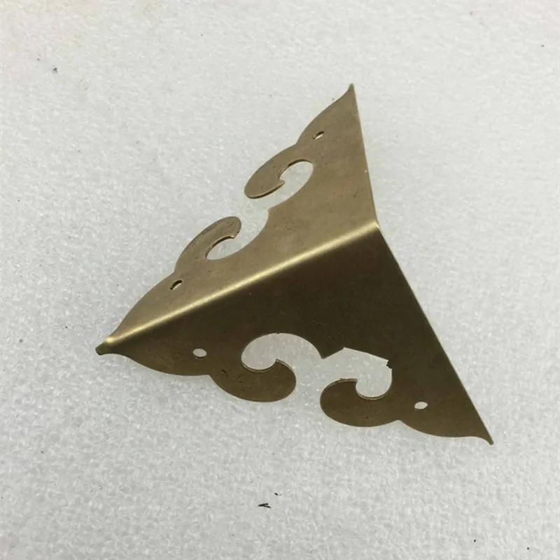 Bulk Brass Legs 45mm Side Corner Furniture Corners Triangle Fillet Gift Upscale Decorative Sheet