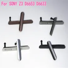 Micro SD sim-карты зарядки слот Порты и разъёмы Dust Разъем USB крышка для sony Xperia Z3 D6603 D6653 SOL26 /Z3 двойной D6633 D6683