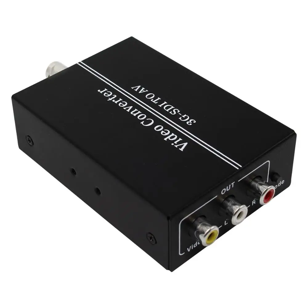  3G HD SDI al Convertitore di AV BNC a RCA Adattatore Audio Scaler Fino a 1080P Supporto LPCM 2.0 pe
