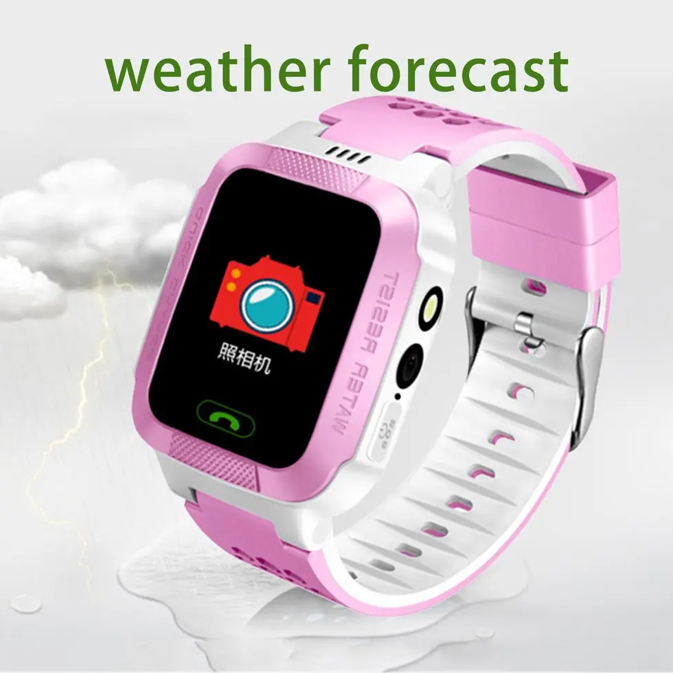 

Smart Wrist Watch Phone Anti-lost Children GPS Tracker SOS Call Camera 1.4"