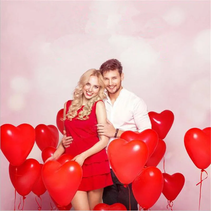 

2.2G 10Inch 10pcs Heart Latex Balloons LOVE Wedding Decoration Valentines Day Happy Birthday Party Balonnen ballon anniversaire