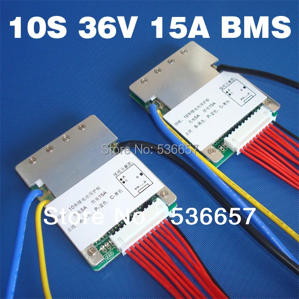 3,6 V 3,7 V литиевая батарея 10S 36V 37V BMS PCM используется для 36V 8Ah 10Ah 12Ah и 15Ah литий-ионная батарея с функцией баланса