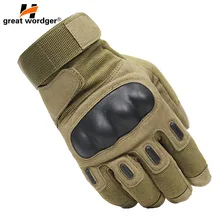 Военные тактические перчатки с сенсорным экраном, армейские перчатки с полным пальцем, CS, полицейский мотоцикл, противоскользящие Военные перчатки из углеродного волокна