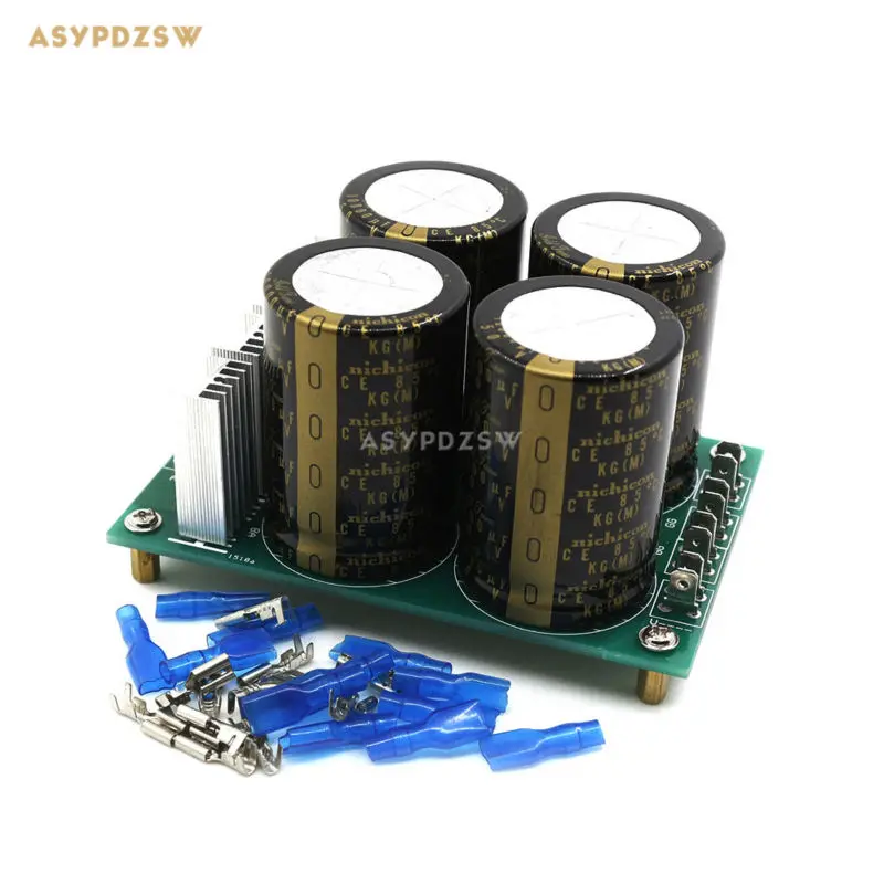 

HPO Audio amplifier power supply board 30A Nichicon Type II 10000uF 50V X4 Diode Rectifier Filter