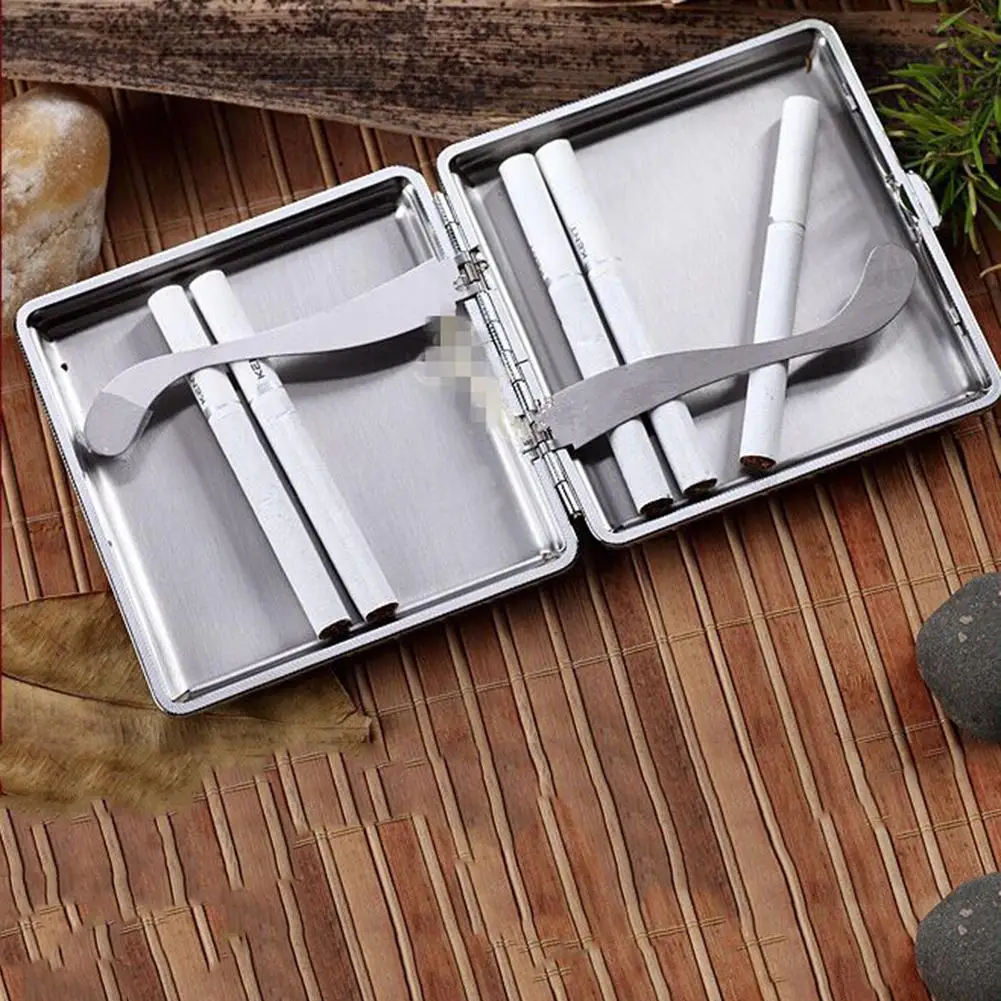 Leather Cigarette Case Automatic Cigarette Box Fashion Personalized Smoking Supplies