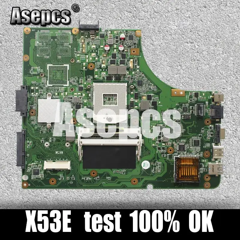 

Asepcs K53E Laptop motherboard for ASUS K53E K53SD K53 A53E A53S X53S X53E P53 Test original mainboard GM