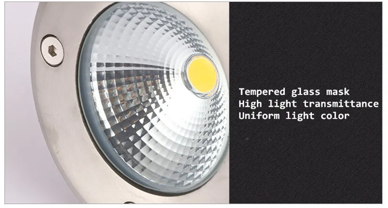 Subterrâneo à Prova Lâmpada de Assoalho ao ar Luz da Paisagem Levou Luz d' Água Cob Rgb Enterrado Lâmpada Quintal Caminho Garden Chão Livre 24 w Ip68 30 6 High Quality Luzes e Iluminação