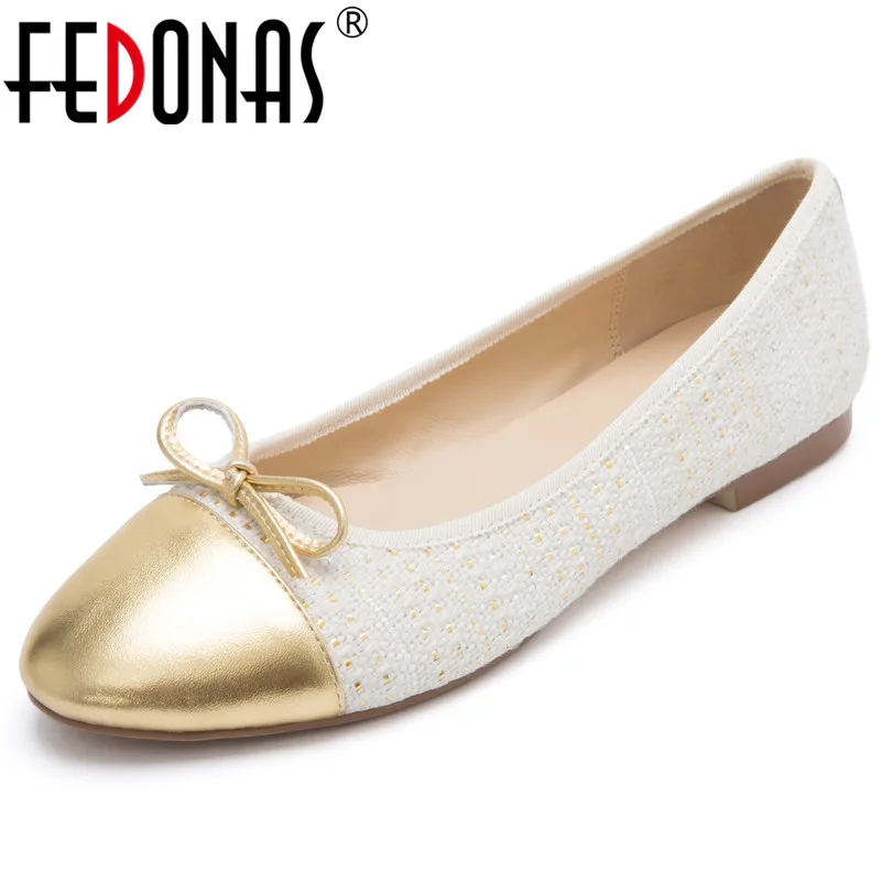 

FEDONAS Classic Round Toe Women Flats Brand Design Single Shoes Woman Shallow Slip on Spring Summer Party Office Ballet Shoes
