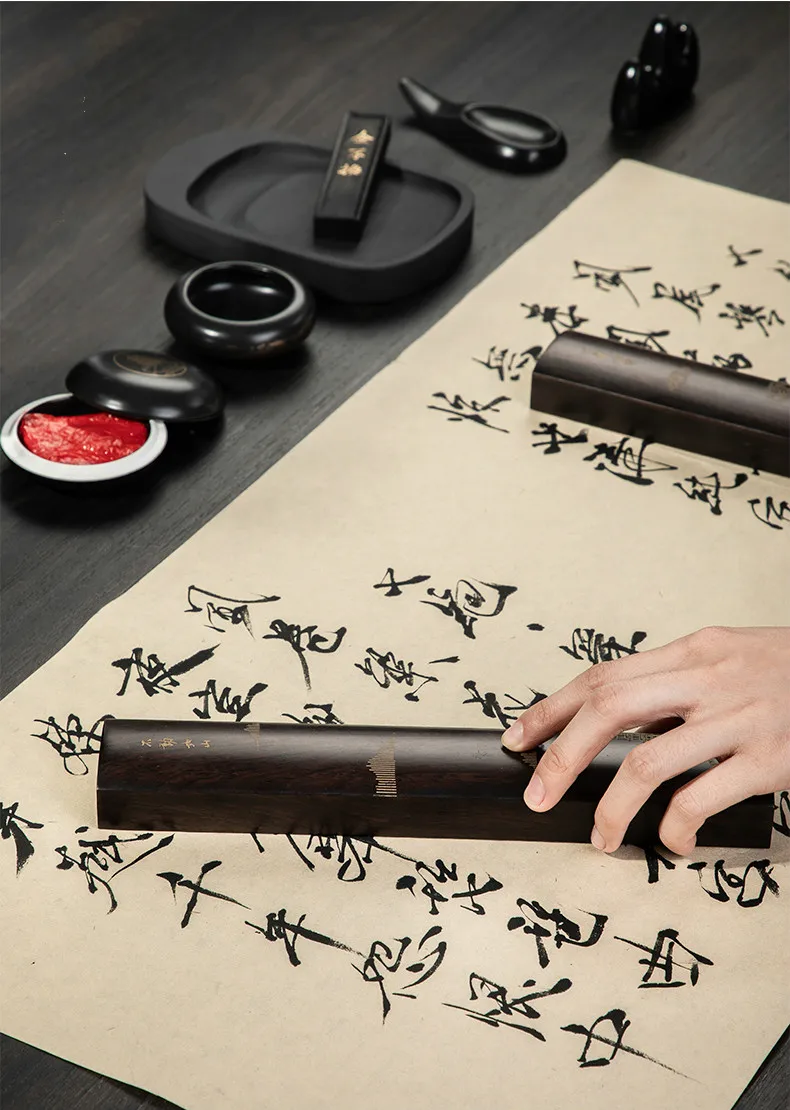 Deli ручка-кисть для каллиграфии набор Weasel шерстяная щетка для волос чернила для каллиграфии палочка китайская Yinni Pad ручка держатель для отдыха летний дворец