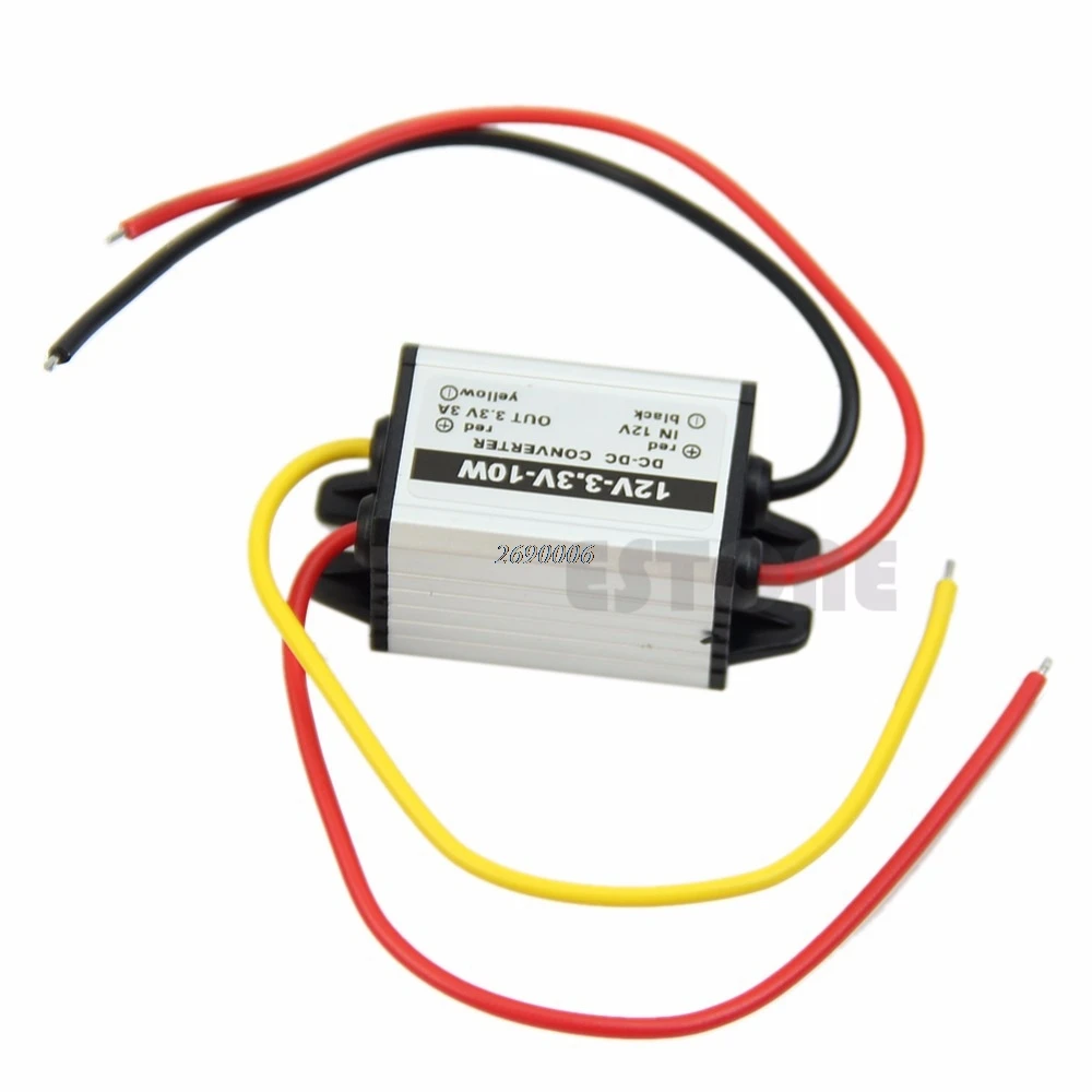 

Waterproof DC to DC buck Converter 12V to 3..3V 10W Power Supply Module