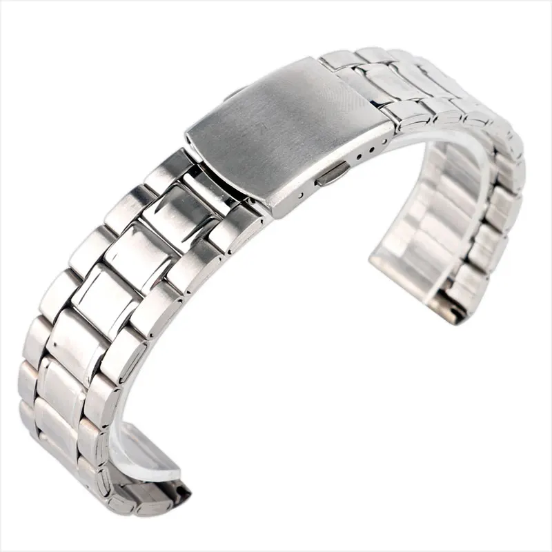 Metal Watch Bracelets Men High Quality Stainless Steel 18mm 20mm