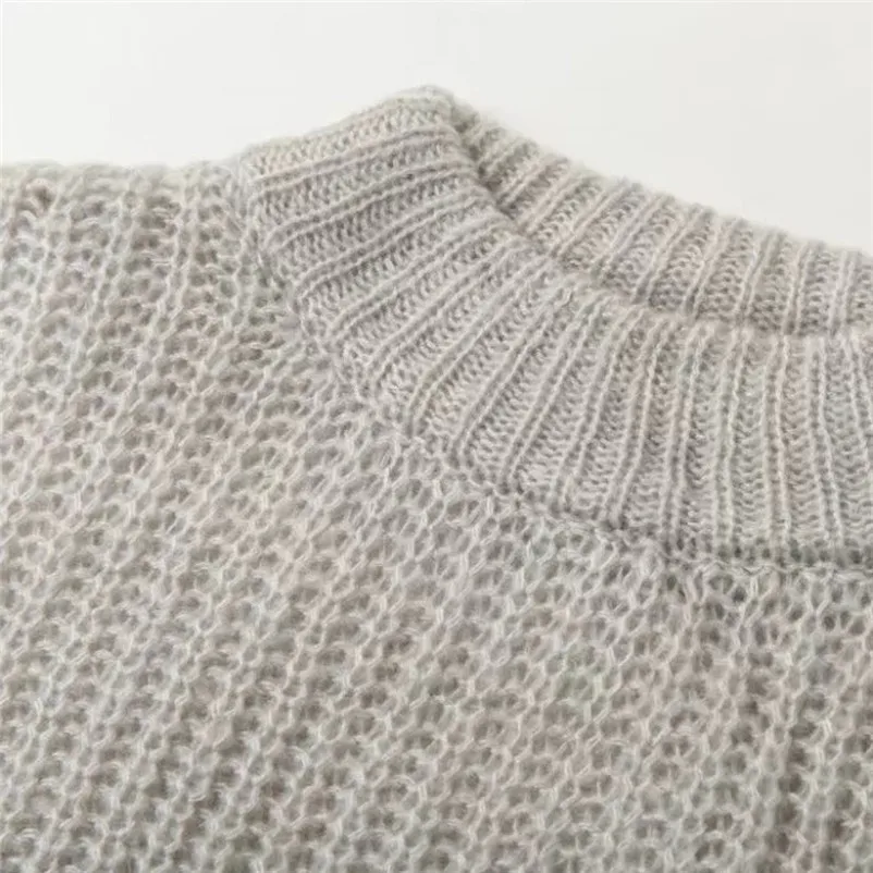 High quality sweater women winter 2018 Casual Fashion Sleeve Round Neck Long Sleeve female Solid Sweater Top Blouse O05#N (11)
