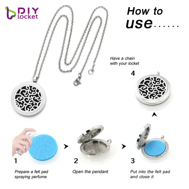 aromatherapy locket necklace LSAR100-1 (3)