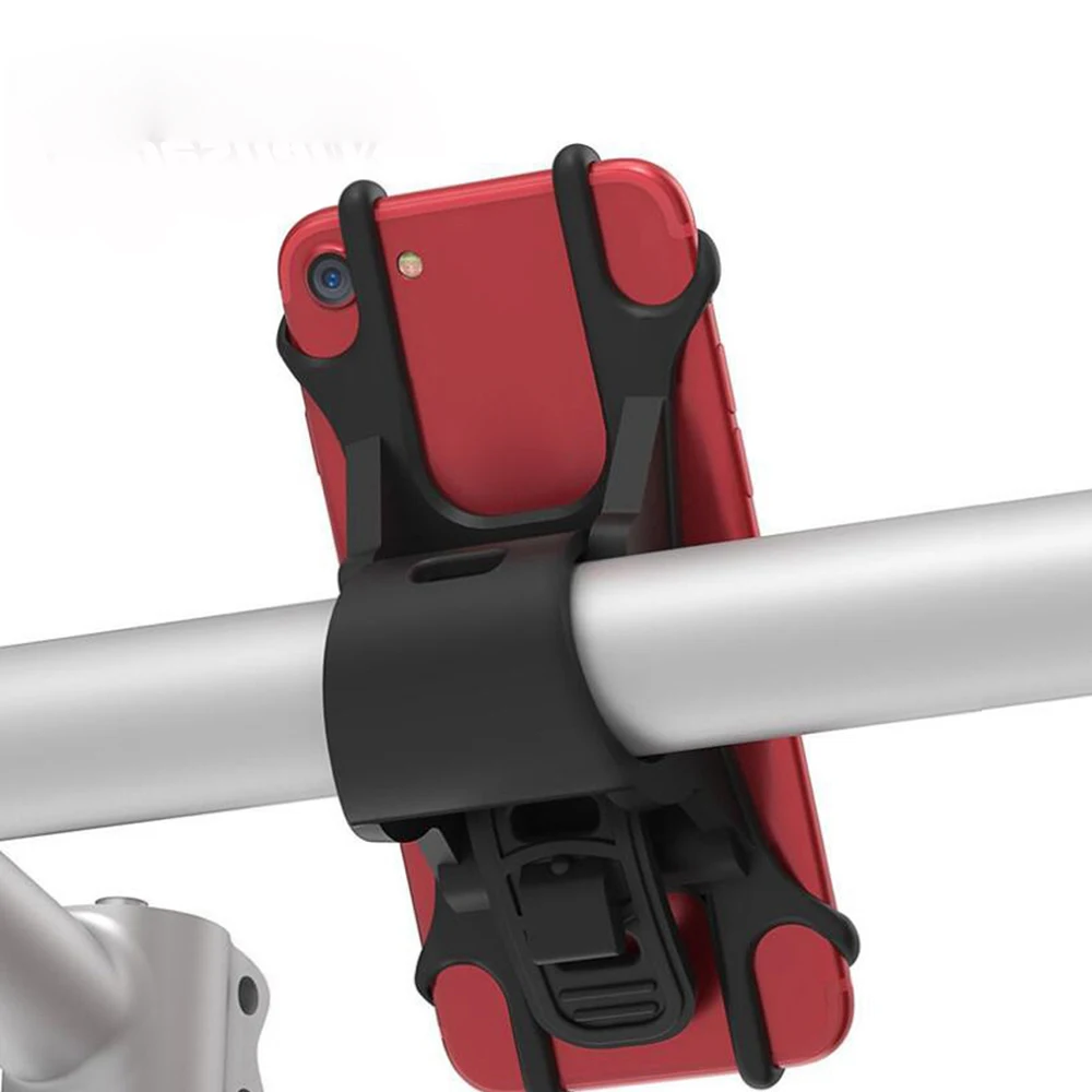 

Silicone Bike Phone Handlebar Mount Holder Motorcycle Bicycle Mobile Phone Support Bags Portable size between 4 to 6 inch