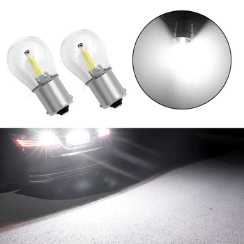 

1PCS 1156 Led P21w LED 1157 Bulbs Ba15s Lamp Bay15d Light COB Car Lights DRL 12V 6000K White DRL Reverse Turn Signal 650LM
