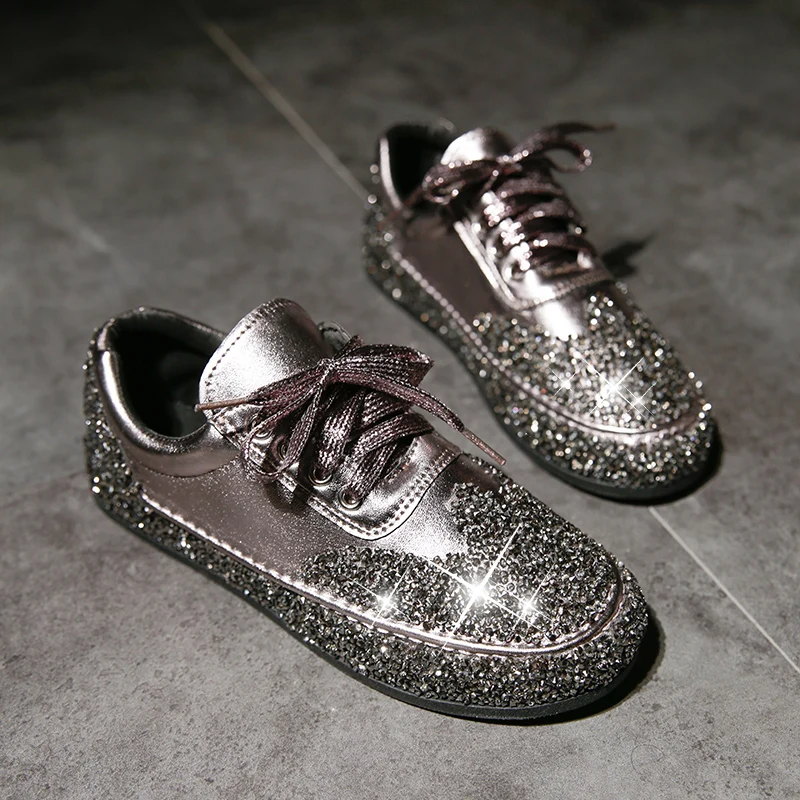 

Fashion Sneakers Women Flats Crystal Women Casual Shoes Women Platform Sneakers Lace Up Female Shoes Fashion Chaussures Femme