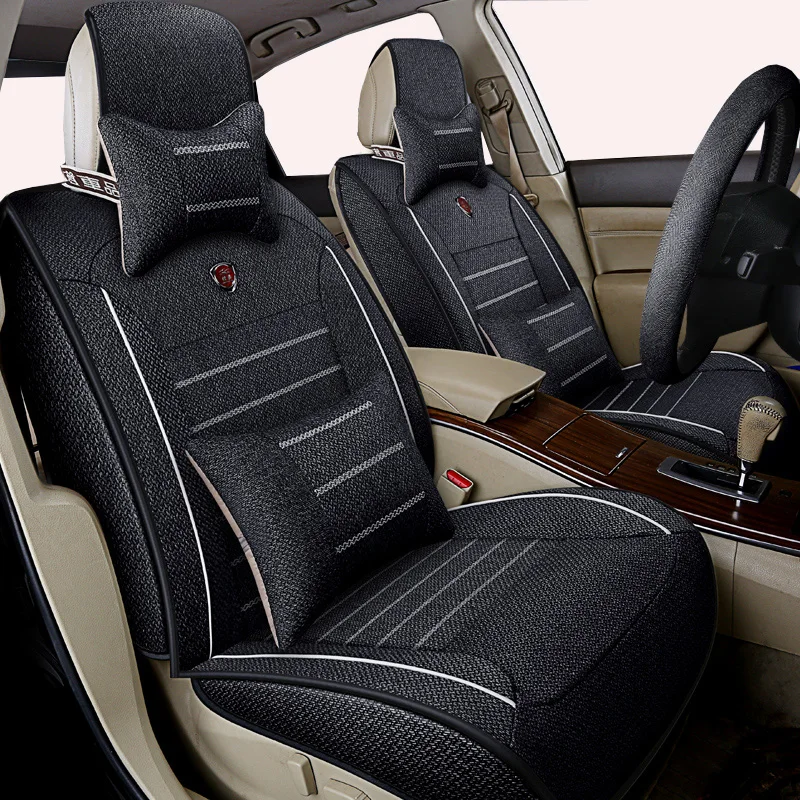 

High quality linen Universal car seat cover for Mazda 3 6 2 C5 CX-5 CX7 323 626 M2 M3 M6 Axela Familia car accessories car style