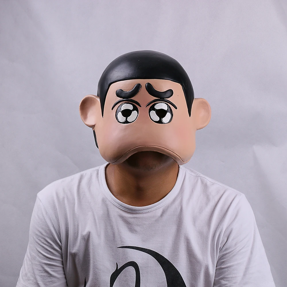 Crayon Shin-chan маска косплей для аниме маски носимых латекс взрослых Хэллоуин вечерние маска