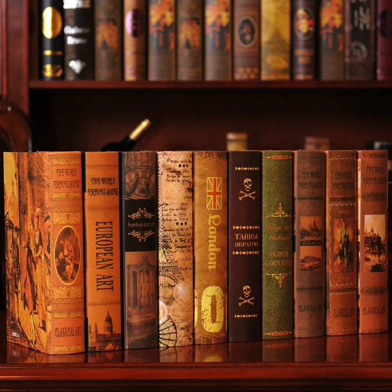 10 шт. книга Европейская коробка имитация учебная демонстрационный реквизит