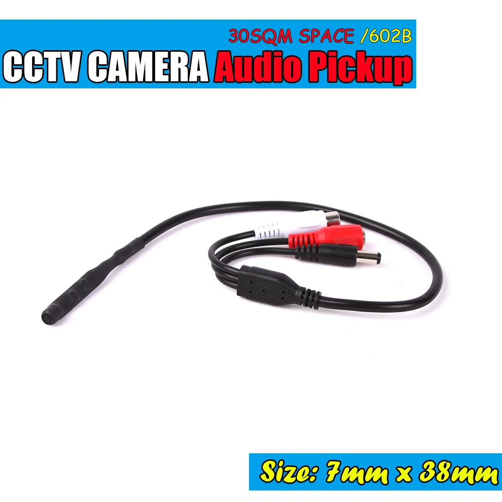 

Audio pickup Wide Range Mini CCTV Microphone for Security Camera