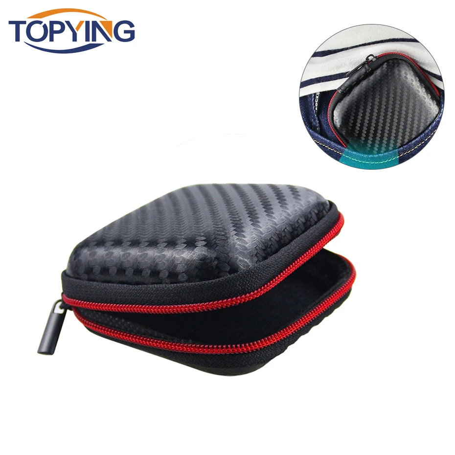 

Mini Earphone Bag Headphone Box Portable Shockproof Headphone Bag for Memory Card USB Cable Earphone Accessories Earbuds