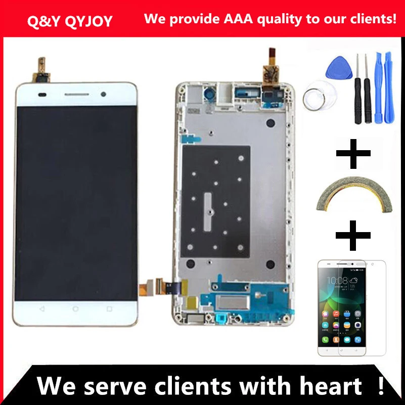 imágenes para QYQYJOY AAA Calidad LCD + Marco Para HUAWEI Honor 4C 4C Lcd de Repuesto de Pantalla Para HUAWEI Honor Asamblea Digiziter imágenes para QYQYJOY AAA Calidad LCD + Marco Para HUAWEI Honor 4C 4C Lcd de Repuesto de Pantalla Para HUAWEI Honor Asamblea Digiziter