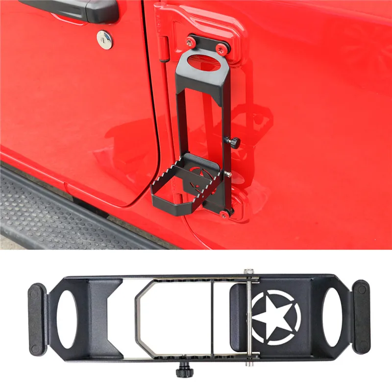 WISENGEAR 2X педаль для ног Peg для Jeep Wrangler JK 2007- Антикоррозийная стальная Автомобильная внешняя педаль для ног